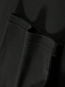 This Disney Mickey Mouse Graphic Crewneck T-Shirt Is Suitable For Both Boys And Girls And Is Perfect For Holiday Parties, Family Gatherings, Outdoor Activities, Travel, And As A Gift For Children Visiting Disneyland. - 黑色 - 查看 5