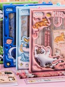 6件套文具套装，3D立体铅笔套装，返校礼物，生日、情人节、圣诞节、感恩节、万圣节完美礼物套装 - 彩色 - 查看 8