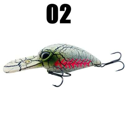 Crankbait Wobblers de pesca, cebo Artificial de manivela, señuelo flotante de Lucio, 19g, 6cm, nuevo
