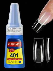 401 Super Strong Nail Glue, Professional Nail Art Use - Quick Drying Invisible, Suitable For Fake Nails, Rhinestones And Jewelry, Universal Nail Art DIY Craft - Multicolor - View 6
