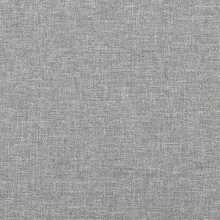 vidaXL Tête de lit Gris clair 200x5x118/128 cm Tessuto - Grigio - Visualizzare 7