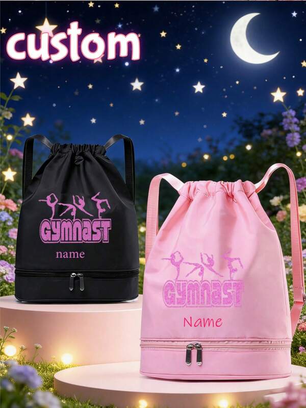 Customized Dance Bags, Shoulder Bags, Latin Ballet Fitness Crossbody Bags. Customized Bags With Personalized Names Or Holiday Messages, Ideal For Everyday Use; Stylish And Versatile, Made Of Durable Nylon With An Elegant And Simple Design, Soft And Comfortable; Vibrant Colors; Cute And Charming; Perfect For Casual Wear; A Unique Customized Gift For Family And Friends.