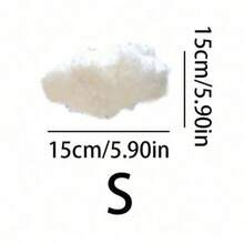 3件套（小号、中号、大号）人造云朵装饰，适用于客厅、卧室、天花板装饰，可用作背景、婚礼/生日/展示装饰、家居装饰、房间装饰、墙面装饰，也是毕业季的绝佳礼物