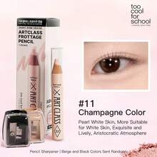 Too Cool For School Silkworm Pen, Multifunctional 2-In-1, Champagne Color, 1.1g - Champagne - View 1