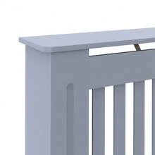 Larryhot Copertura per Radiatore Antracite 112x19x81,5 cm in MDF, Compatibile con più modelli, facile da installare e durevole, la scelta ideale per proteggere e mantenere i tuoi elettrodomestici in condizioni ottimali - Grigio Scuro - Visualizzare 6