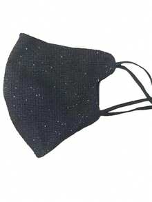 女士纯色亮面透气口罩，时尚透气，耳带可调节，防晒，3D立体时尚配饰，适合户外活动和日常佩戴，是理想的礼物之选。 - 彩色 - 查看 5