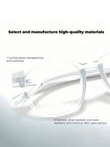 3-Pack Minimalist Plain Glasses Set – Transparent, Black & Tortoiseshell Frames, Unisex Fashion Decorative Eyewear - 黑色+透明+玳瑁色 - 查看 7