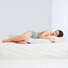 Pregnancy Pillows For Sleeping, U Shaped Maternity Pillow, With Removable Machine Washable Cover - Pink - View 10
