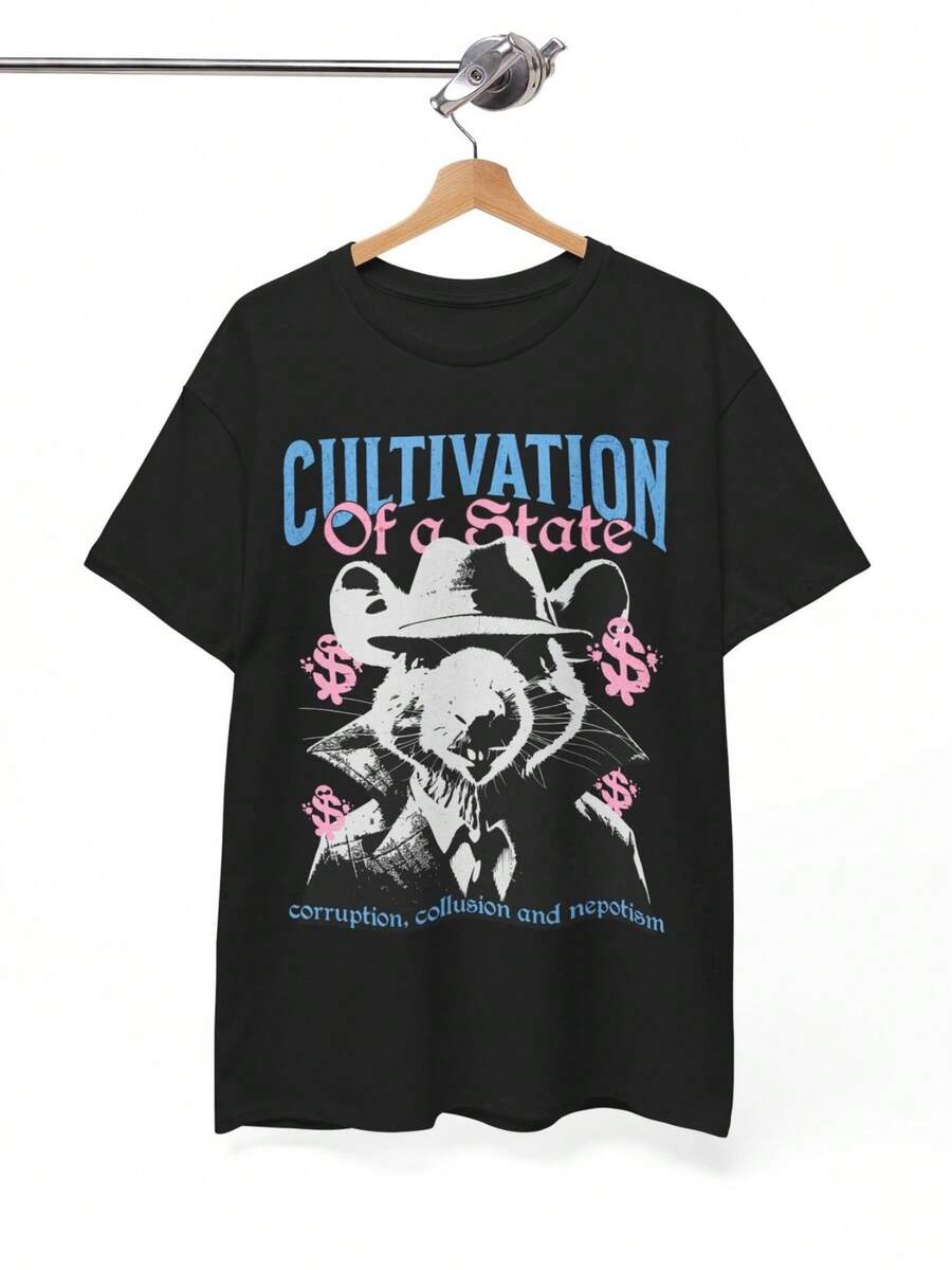 V20 Hip Hop Civil Regime  Wolves Inaka   Streetwear - Black - View 1