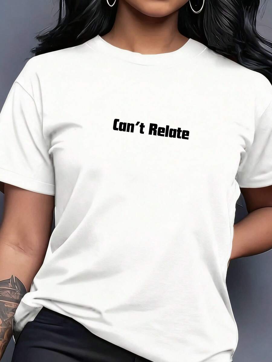 Can't-Relate-T-Shirt - Trắng 1 - Xem 1