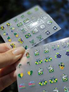 KIT OF 30 MINI STICKER SHEETS FOR THE WORLD CUP MODEL 01 - Multicolor - View 5