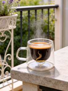 1/2/4个装 80毫升小咖啡杯，玻璃杯，金色贴花咖啡杯，意式浓缩咖啡杯。适用于牛奶、茶、卡布奇诺、意式浓缩咖啡。优雅的生日和节日礼物。 - 彩色 - 查看 7