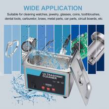 Jewelry Cleaning Machine 30W 0.8L LED Digital Display Ultrasonic Cleaning Machine - Tipo de Enchufe A USA (110-127V) - Ver 6
