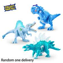 ZURU 出品的 Smashers 迷你侏罗纪发光冰河时代蛋（1 包）——可砸碎的恐龙玩具，内含 6 种以上惊喜、史莱姆和冰块史莱姆，发光恐龙，适合 3 岁及以上儿童（随机发货） - 彩色 - 查看 3