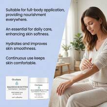 OceAura 镁保湿霜 - 局部涂抹镁元素，深层滋养舒缓肌肤，100克天然身体保湿霜，促进休息和放松 - 彩色 - 查看 4