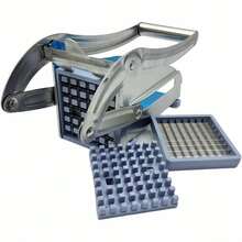 Professional Stainless Steel Double Blade Potato Slicer - Convenient Potato Slicer For Home And Restaurant Use, Restaurant-Grade Kitchen Tool | Modern Kitchen Gadget | Durable Kitchenware - Multicolor - View 9