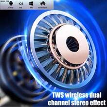 TWS耳机，智能触控，无线蓝牙耳机，LED显示屏，带麦克风 - 彩色 - 查看 4