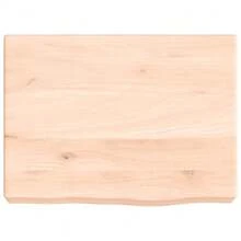 vidaXL Étagère murale 40x30x(2-6) cm bois de chêne massif non traité - Castano - Visualizzare 5
