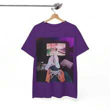 NOSTALGIA PLAYER CONTROLLER ART T-SHIRT GIFT FOR MEN AND WOMEN PLAYSTATION Y2K CONSOLE - 白色 - 查看 11