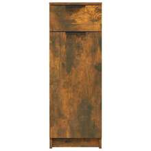 vidaXL Armadio da bagno Chêne fumé 32x34x90 cm Legno d'ingegneria - Castano - Visualizzare 6