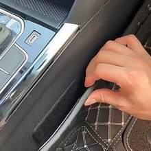 20 miếng băng dính gai màu đen, dải băng dính gai có keo dán, khóa dán chống trượt vô hình cho thảm sàn xe hơi - 20 bộ, mỗi bộ 40 miếng dán khóa dán. - Xem 7