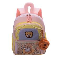 Cute Bear Kindergarten Backpack For Boys And Girls - Multicolor - View 15