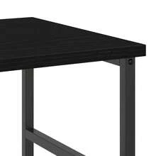 vidaXL Étagère Chêne negro 50 x 33 x 82 cm Madera de ingeniería - Negro - Ver 8