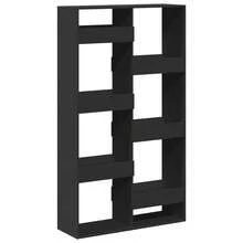 vidaXL Cloison de separation black 100x33x175 cm made of engineering - Preto - Ver 6
