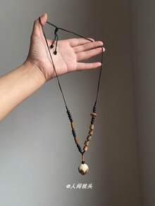 Bohemian  Green Wrapped Necklace Design Sense Water Pendant Choker Personality Fashion Neck Jewelry - Mặt dây chuyền hình ngôi sao tám cánh bằng vàng XL0265 - Xem 10