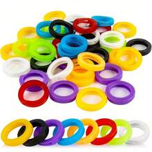 11/22/33 Tapas de colores de PVC para llaves - ¡Fácil de identificar tus llaves de la puerta! Juego de tapas para llaves, conveniente para identificación y organización, duradero, protege las llaves del hogar y la oficina, disponible en múltiples colores. - Unitalla - Ver 4