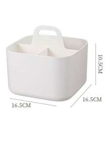 Portable Handheld Storage Box, Makeup Organizer Box, Can Store Eyeshadow, Makeup Brushes, Etc., Can Be Placed On Bathroom Countertop, Multi-Functional Storage Rack, Essential For Back To School. Stackable Storage Boxes, Suitable For Bathroom, Office, Crafts Or Study Supplies Storage - Multicolor - View 12