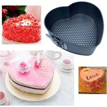 High-Quality Non-Stick Steel Baking Pan, Adjustable Bottom Lock, Suitable For Mousse Cakes, Desserts And Pastries - Baking Cake Mold - Multicolor - View 3