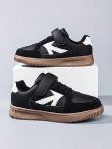 Kids Sneakers - Black and White - View 7