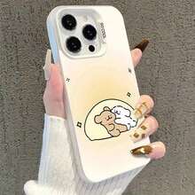 おしゃれなスマホケース  11/12/13/14/15/15pro/15 Plus/15 Promax/7plus/8plus/11pro/12pro/13pro/14pro/11promax/12promax/13promax/14promax/14plus/5 - 半透明シルバー - チェックする 5