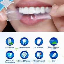 Teeth Whitening Strips - 7 Pairs Brighten Your Smile - Low-Sensitivity Whitening Experience Mint Flavor - Strip - View 4