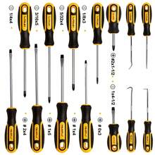 14pieces Premium Magnetic Screwdriver Set Cross-Head Flat Heads Precision - Multicolor - View 2