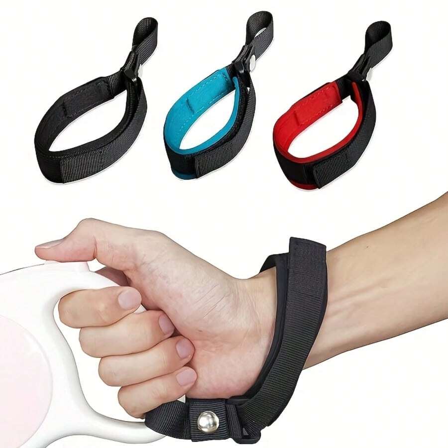 Hands-Free Dog Walking Wristband For Secure Control | Retractable Leash With Adjustable Anti-Slip Strap & Locking Clip | Soft Lining For Short-Range Walks, Free Your Hands - Multicolor - View 1