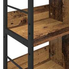 vidaXL Étagère Bois Ancien 82 x 32 x 144,5 cm Bois d'ingénierie - Tabac - Voir 8