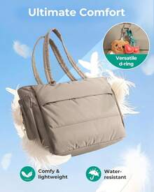 ¡RecomendadoBAGSMART - Bolsa de mano para mujer, con múltiples bolsillos, bolsa de trabajo acolchada para viajes, gimnasio¡Top de Temporada - Negro - - Ver 7