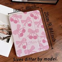 粉色樱花蝴蝶结设计保护套 - 甜美女孩粉丝和可爱设计爱好者的理想之选，柔软 TPU 翻盖 - 带笔槽，兼容 iPad 第十代 10.9 英寸 (2022) / iPad Air 13 英寸 (M3 2025) / iPad Air 11 英寸 (M3 2025)，也适用于其他型号。 - 彩色 - 查看 8