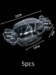 5pcs/10pcs/20pcs Transparent INS Style Strawberry Shaped Cake Packaging Boxes, Birthday Cake Boxes, Baking Dessert Boxes, Fruit Slice Packaging Boxes - Multicolor - View 14