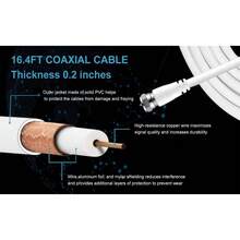 TV Antenna Digital HD Antenna 1080P 4K Indoor Long Range With High-Quality Signal For Home Entertainment - màu đen - Xem 11