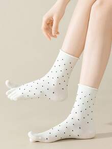 Vớ chấm bi cho nữ, vớ mỏng thoáng khí đa năng, vớ cổ cuộn dễ thương cho phái nữ, mùa hè. - Nhiều màu - Xem 7