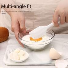 4件套厨房烘焙工具套装 - 硅胶油刷、耐高温烧烤刷、煎饼刷、刮刀、食物夹、打蛋器 - 彩色 - 查看 4