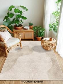 Thảm trải sàn họa tiết lượn sóng màu mơ, làm từ chất liệu mềm mại và thoải mái, dễ dàng vệ sinh và bảo quản, đế chống trơn trượt, có thể giặt máy, thích hợp để trang trí hành lang, phòng ngủ, nhà bếp, phòng ăn, văn phòng và làm thảm chùi chân, phù hợp cho mùa xuân, hè, thu, đông và các dịp lễ hội. - Màu be - Xem 18