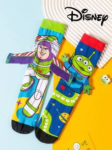 Tất cao đến đầu gối 3D dễ thương cho trẻ em, tất cao cổ thời trang cho bữa tiệc trẻ em, quà tặng chất lượng cao, mùa tựu trường, tất bắp chân 3D hoạt hình vui nhộn và thời trang dành cho các fan nhí, tất Disney. - Nhiều màu - Xem 9