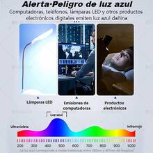 TendenciaLentes Anti Luz Azul , Computadora Descanso Gafas ModaCalidad premium - Plateado - Ver 7