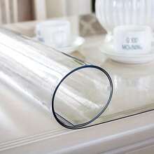 High Quality 1mm Thick Transparent PVC Table Mat - Waterproof, Oil-Proof, Scratch-Resistant, Heat-Resistant, Easy To Clean, Suitable For Home, Kitchen, Hotel, Restaurant And Cafe Tables, Minimalist And Fashionable Transparent Tabletop Protector - White - View 19
