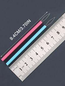 5pcs Colorful Plastic Needle Threaders - Cylindrical Needle Threader Set, DIY Sewing Accessories, Easy Threading Tool, Beading Needle Helper, Elderly Friendly Needle Threaders, Random Color, Mother's Day, Mother's Day Gift, Wedding Season, Graduation Season, Gift For Family And Friends - 彩色 - 查看 6