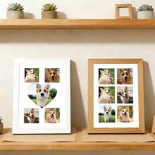 Customized Pet Photo Frame - Personalized Dog Photo Display Holder, Customized Pet Gift, Ideal For Pet Lovers' Collage, Birthday/Anniversary, Perfect Gift For Dog Lovers & Pet Memorial Home Decor